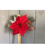 Christmas Cemetery Cross: grave flowers, Winter Grave Decoration - $36.23 CAD