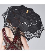 Embroidery Lace Parasol Umbrella | Victorian Lace Gothic Retro Style Wed... - $59.99