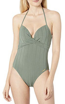 Vince Camuto Women&#39;s Wrap Front One Piece Swimsuit Green Size 4Great Gift idea - £39.32 GBP
