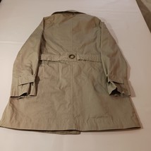 Via Spiga 70103P Women's Cotton Tan/Khaki Jacket Coat With Belt Size 6 image 15