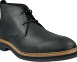 COLE HAAN YORK CHUKKA Men&#39;s Black Leather Boots Sz 10.5, C34160 - $110.49