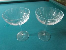 Champagne 2 Tall Sherbet Wine Glasses By Astral Compatible With Star Of David 8 - £52.03 GBP+