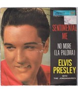 Elvis Presley Sentimental  45 rpm No More (La Paloma) RCA Orig Italian 1... - £31.53 GBP