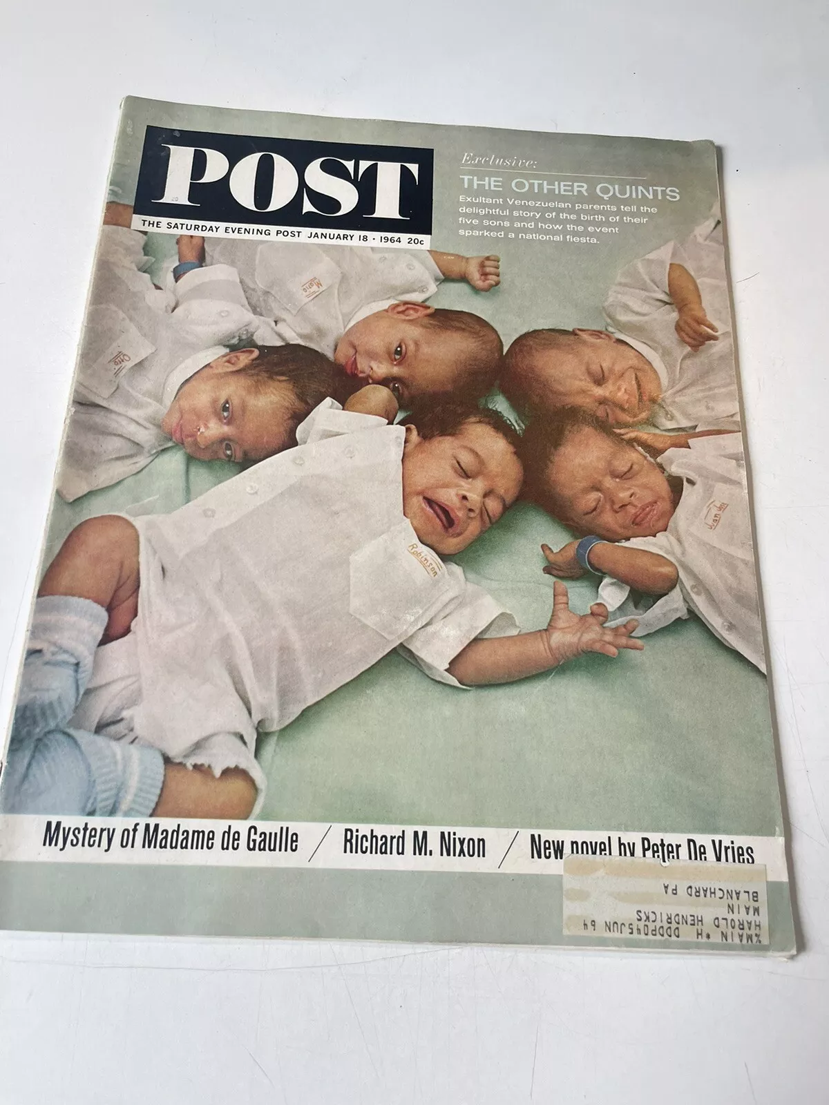 Saturday Evening Post, January 18, 1964 - $13.77 CAD