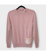 METAMORFOSI Italian Cashmere and Mink Sweater Blush Pink Size 4 (It. 40)... - €84,74 EUR