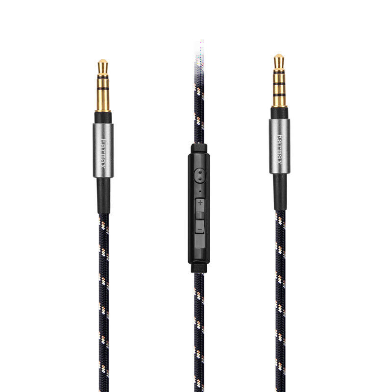 Nylon Audio Cable with Mic For SONY MDR-1A MDR-1ADAC 1ABT 1ABP 1RBT ZX750BN - $15.99