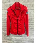 VSX Victoria&#39;s Secret Sport Red Full Zip Ruched Jacket XS Sochl.ru 2014 ... - $54.32 CAD