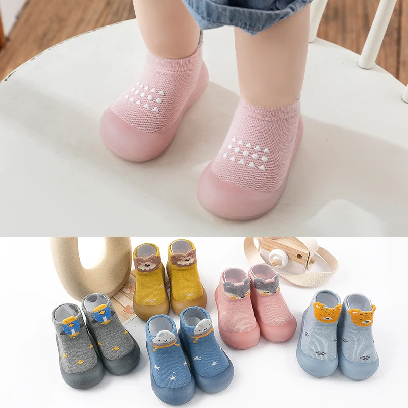 Play Baby Boy Shoes Play Sock Shoes Non-slip Floor Socks Boy Girl Soft Rubber So - £23.12 GBP