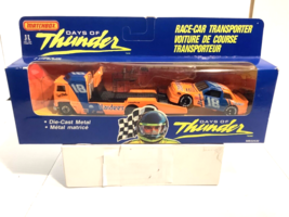 Matchbox Days of Thunder Race-Car Transporters Hardee&#39;s #18 NASCAR BRAND... - £20.12 GBP