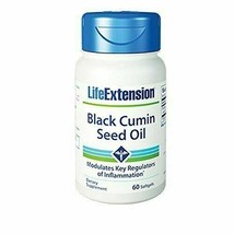 Life Extension Black Cumin Seed Oil Key Regulators of Inflammation 60 so... - £12.23 GBP