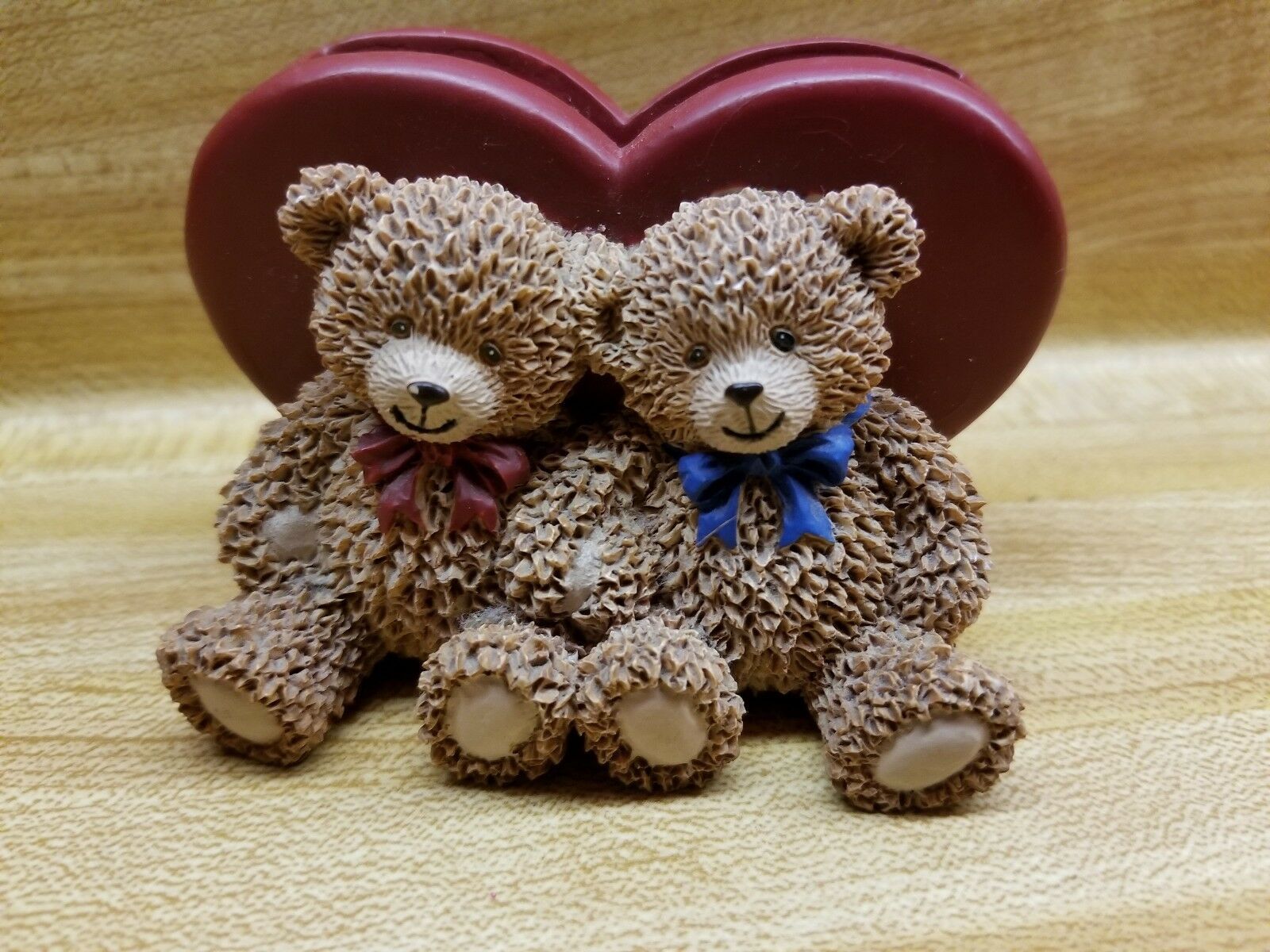 Brown Teddy BEARS Heart Holds Inspirational Cards Lovers Zondervan 1997 - $7.00