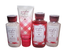 Gingham Love Cream, Shower Gel, Lotion Bath &amp; Body Works 4 Piece Set - £35.57 GBP