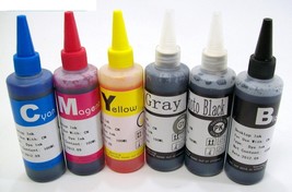 6 Pack Refill Ink Set Compatible For Canon Pixma MG6120 MG6220 MG8120 MG8220 - £36.76 GBP