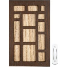 Heath Zenith SL-7464-03 Wireless Doorbell Kit with 150ft. Range and Wood - $67.33