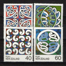 New Zealand 894-897 MNH Maori Rafter Paintings ZAYIX 0424S0208 - £2.31 GBP