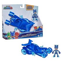 PJ Masks Catboy Deluxe Vehicle Preschool Toy, Cat-Car Toy with Spinning Super Ca - £12.76 GBP