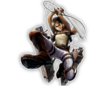 Anime Attack on Titan Eren Sticker Vinyl Decal Precision Cut Waterproof - $4.50+