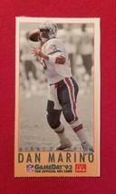 1993 Fleer McDonald&#39;s GameDay Dan Marino #9 Miami Dolphins FREE SHIPPING - $1.99