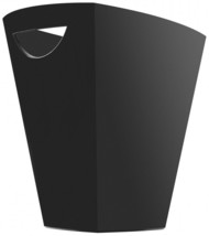 ITALESSE Ice Bucket Acrylic Pagoda Minimalistic Black Size 10&quot; X 11&quot; - £39.07 GBP