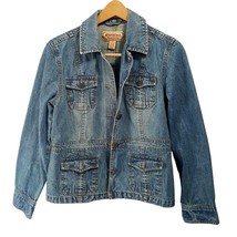 Aeropostale Womens Blue Jean Jacket Size Medium Denim - $19.75