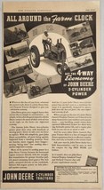 1938 Print Ad John Deere Two Cylinder Tractors 4-Way Economy Moline,IL - £15.44 GBP