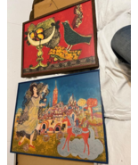 LOT (2) Lithograph Agustin Ubeda Numbered PRINTS BEAUTIFUL COLORS FRAMED - $944.32 CAD