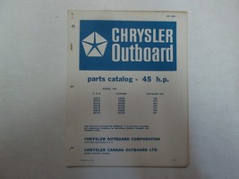 1968 Chrysler Outboard 45 HP Parts Catalog Manual Factory OEM OB 1024 - $30.06