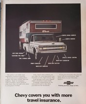 1970 Chevrolet Pickup Camper Special Print Ad - $14.03