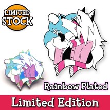 Helluva Boss Loona Winter 2023 Rainbow Plated Enamel Pin Figure Limited Edition - £60.19 GBP