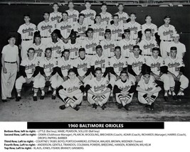 1960 BALTIMORE ORIOLES 8X10 TEAM PHOTO BASEBALL MLB PICTURE O&#39;s - $4.94