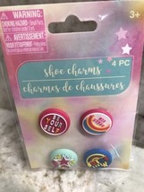 Greenbrier 4 Pc Shoe Charms-Be Yourself/Dream Big. ShipN24Hours-Girls - £7.01 GBP