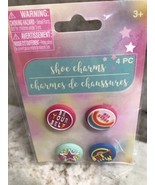 Greenbrier 4 Pc Shoe Charms-Be Yourself/Dream Big. ShipN24Hours-Girls - €10,09 EUR