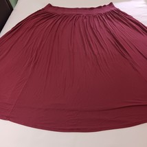 Sipersoft By Torrid Womens Pink Elastic Waist Circle Buttom Skirt Size 5 image 2