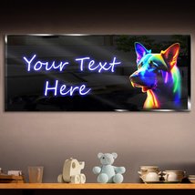 Personalized Rainbow Dog Neon Sign 600mm X 250mm - £99.86 GBP+