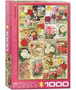 EuroGraphics Roses Smithsonian Seed Catalogues (1000 Piece) Puzzle (6000... - $28.77