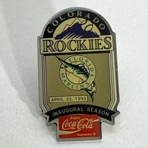 Colorado Rockies Florida Marlins 1993 Inaugural Season Coca-Cola Coors Field Pin - £4.68 GBP