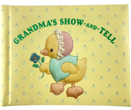 Hallmark Baby Photo Album Grandma&#39;s Brag Book Show-and-Tell Baby Duck Embossed - $19.26