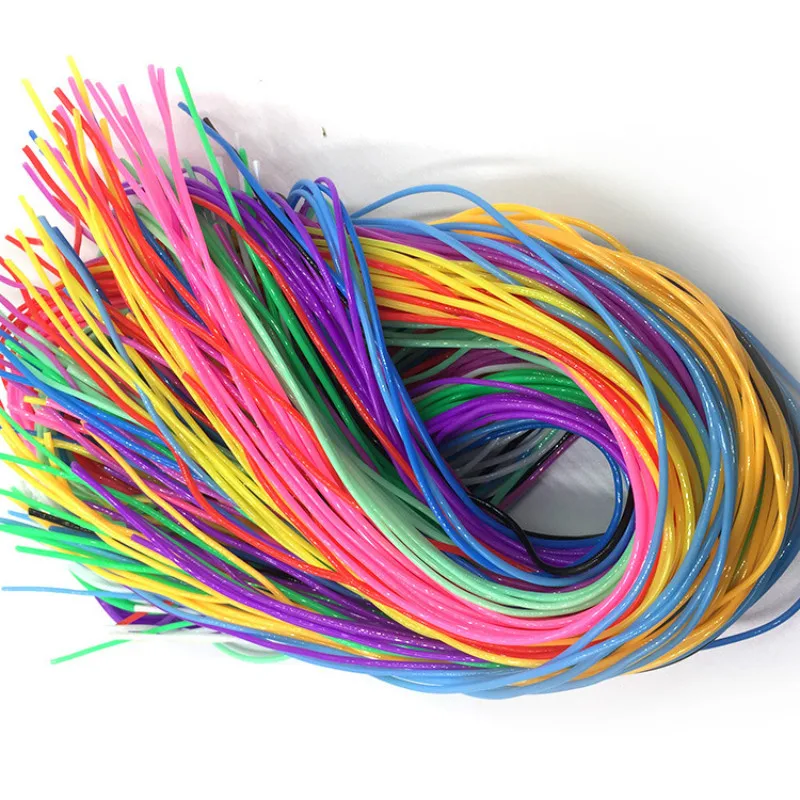 Sporting 120pcs PVC braided ropes DIY Colorful Braided Wire Plastic DIY Braided  - £28.14 GBP