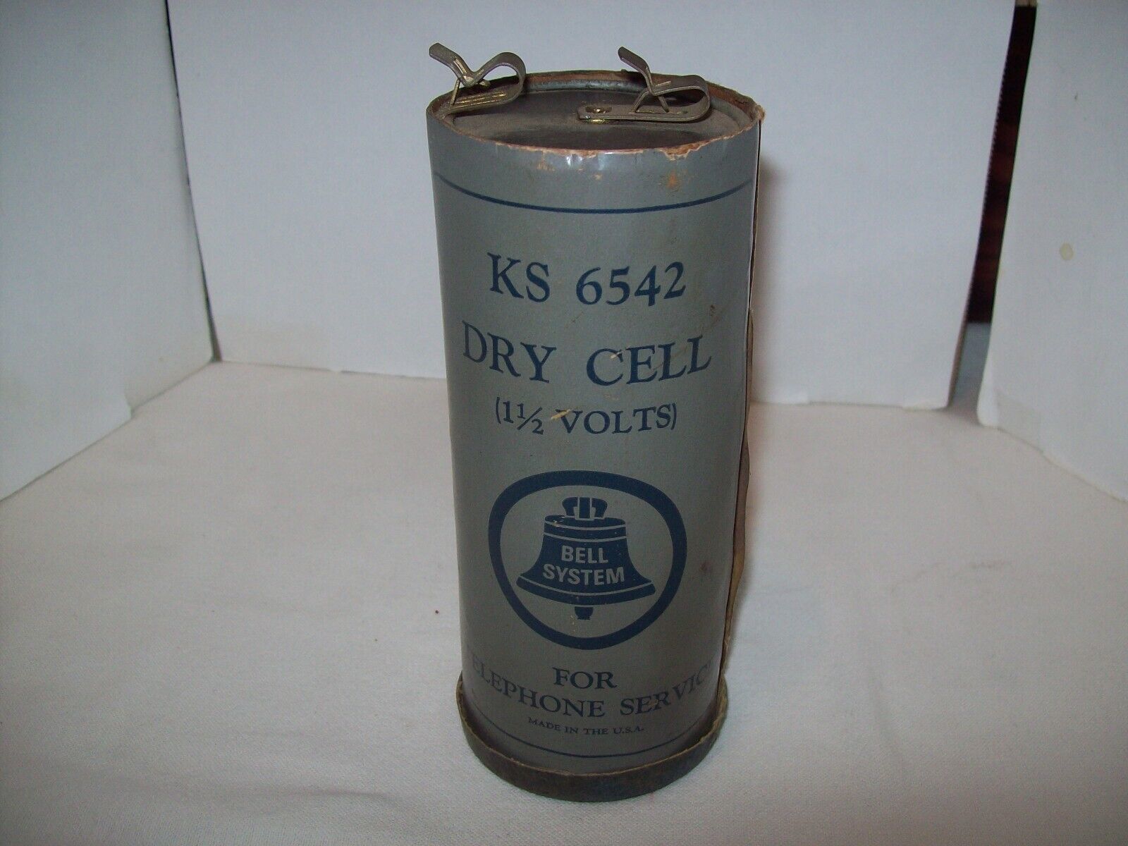Vintage Bright Star BELL SYSTEM Dry Cell Battery KS 6542 KS6542 Type No. 6 - $14.84