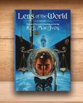Lens of The World (Book 1) - R A MacAvoy - Hardcover DJ 1st Edition 1990 - £11.38 GBP