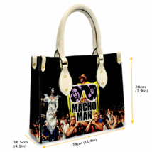 Macho Man Randy Savage WWF wwe Premium Water Resistant PU Leather Handbag - £34.58 GBP