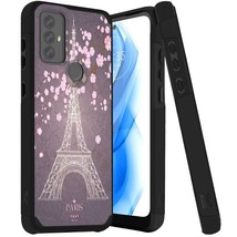Tough Strong Hybrid Magnet Mount Friendly Case Eiffel Tower For Moto G Play 2023 - £6.86 GBP