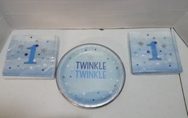 Twinkle Twinkle Little Star Plates and Napkins lot - £6.07 GBP