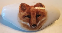 Ceramic Cabinet Drawer Pull Fox Head Shot - $8.26
