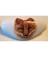 Ceramic Cabinet Drawer Pull Fox Head Shot - $11.33 CAD