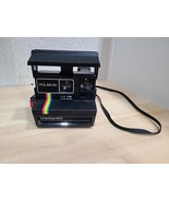 Polaroid One Step 600 Land Camera Rainbow Stripe w/Strap Untested Vintag... - £12.66 GBP