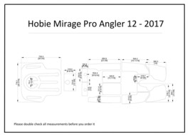 2017 Hobie Mirage Pro Angler 12 Kayak Boat EVA Foam Teak Deck Floor Pad Flooring - £225.31 GBP