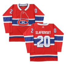 JURAJ SLAFKOVSKY Autographed Canadians Authentic Red Adidas Jersey FANATICS - £323.01 GBP
