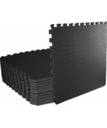 Next - 48Ft Gym Flooring Exercise Mats - Black - £68.12 GBP