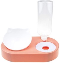 Portable Pet Bowl and Automatic Water Feeder Set, 2 in 1 Food Bowl Dish with Wat - £64.43 GBP